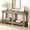 Natural, variant on Euroco 63" Long Console Table, Wood Entryway Table with Plank Under-Shelf and 6 Reinforced Legs, Sofa Table for Hallway Living Room,Black