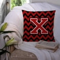 thumbnail image 3 of Monogram Letter Chevron Fabric Decorative Pillow, 3 of 4