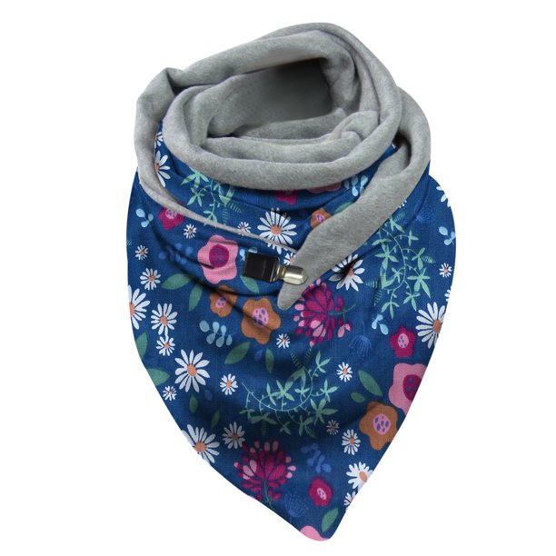 Bufanda para mujer Invierno Cálido Bufandas Acogedor Ligero Estampado gráfico Botón Manta Urdimbres Chales Fridja nalpqowj2858