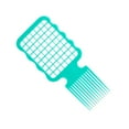 thumbnail image 4 of Afro Comb 2 in 's Styling Comb Curls Weave Dreadlocks Comb Tool Green, 4 of 10
