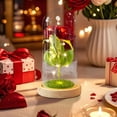 thumbnail image 5 of Cheapark Valentine's Day LED Night Light 3 Rose Glass Lampshade Ornament Battery Operated Soft Glow For Home Holiday Decor, 5 of 6