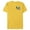 Yellow, variant on Alphabet Monogram Letter M for Mickey & Minnie Mouse - Short Sleeve Blended T-Shirt for Adults - Customized-Ocean Blue