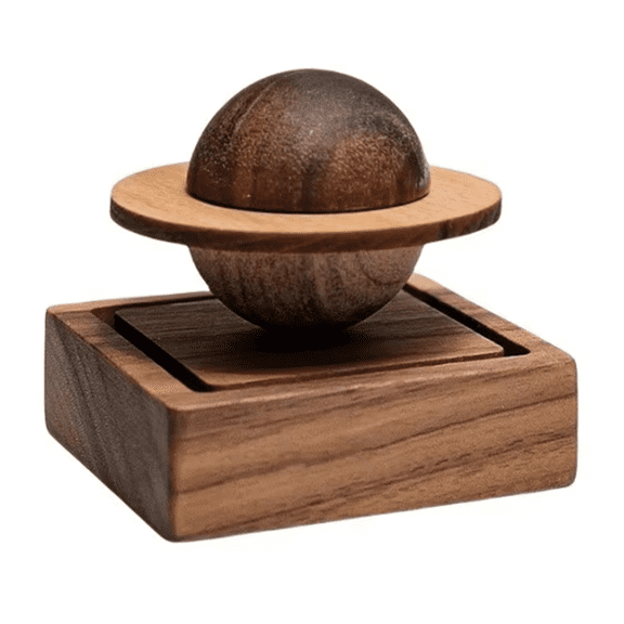 Diffuser Wood Scent No Essential Oil Diffuser Jupiter Shape Home Decoration Fresh Air Present to Friend Dorm,1 * wooden aroma diffuser,As Shown