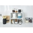 thumbnail image 3 of YAMAZAKI Tower Stackable Kitchen Rack Storage Organizer Counter Shelf, Large, White, 3 of 7