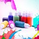 thumbnail image 5 of Kit de pintura marmolada para arte, juego de pintura al agua, regalo de seguridad para niñas y niños, 6/12 piezas, 6 colores, 5 of 5