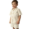 thumbnail image 3 of Modern Moments by Gerber Toddler Boy Resort Shirt and Short Outfit Set, 2-Piece, 12 Months - 5T, 3 of 10