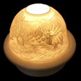 thumbnail image 3 of Reindeer Tea Light Dome Candle Holder, 3 of 4