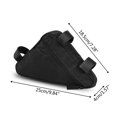 thumbnail image 3 of Bike Bag Top Tube, Bike Frame Bag Triangle Waterproof Bicycles Under Tube Dirt-Resistant Bag for MTB Road Bikes, Cycling yellow green, 3 of 4