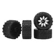 thumbnail image 2 of Pneus de Roue en Caoutchouc de Voiture de RC, Texture Bosselée de Pneus et de Roues de Rembourrage Fort pour 1/10 Véhicule de Télécommande, 2 of 8