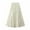 Beige, variant on Pleated Skirt for Women High Waist Elastic Ruffle Skirts Solid Color Casual Flowy Swing Skirt