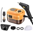 thumbnail image 2 of Steam Handheld Steam Cleaner with 6pcs Accessories Touch Screen 6 Levels Adjustable 105 degrees Celsius /221℉ Steam Cleaner with Portable Handle 1200ml/40.5oz Water Tank for Sofa, 2 of 7