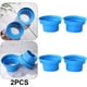 thumbnail image 1 of 2 Uds 6 5 Pulgadas Impermeables para Altavoces Coche Espaciador Silicona Suave () Azul, 1 of 8