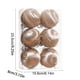 thumbnail image 3 of Juego de Bolas Navideñas Antiguas En Oro Rosa | 6 Bolas Colgantes de Pvc de 8 Cm | Kit Clásico de Decoración Navideña, 3 of 6