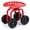 Red, variant on Costway Rolling Garden Cart Heavy Duty Workseat with 360° Swivel Seat & Adjustable Height Blue