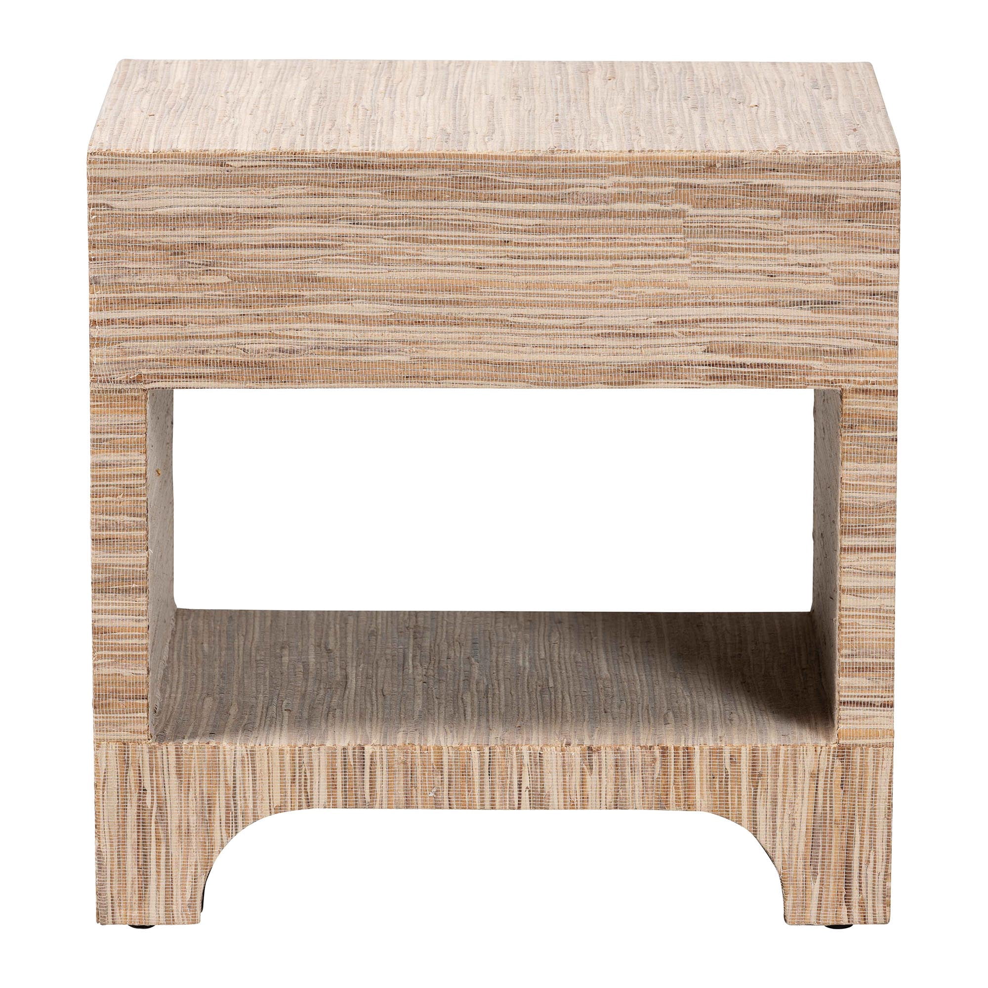 bali & pari Julia Boho Nightstand, 1-Drawer, Natural