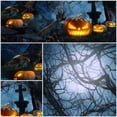 thumbnail image 4 of Halloween Theme Photography Background Portrait Photography Backdrops with Pumpkin Pattern Photo Studio Props for Portrait Photos Party Decoration, Size 2.1 * 1.5m/ 7 * 5ft, 4 of 7