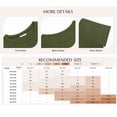 thumbnail image 6 of Summer Short Sleeve Solid Color Casual Women Leisure Basic T Shirt, 6 of 6