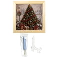 thumbnail image 3 of DIY Yarn Poke Painting Kit for Christmas, 20cm Punch Needle Craft Set with Wooden Frame, Santa Snowman Handmade Home Decor, 3 of 5