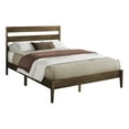 thumbnail image 2 of Bed Frame Bed, Queen Size, Frame Only, Platform Bed, Bedroom, Walnut Solid Wood Legs, Walnut Wood Frame, Contemporary, Modern, 2 of 4