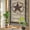 Brown, variant on Texas Star Brown Privacy Window Film, Decorative Stained Glass Window Film, Country Star Rustic Vintage Wooden Resuable Rainbow Static Cling for Home Bathroom Living Room Glass Door 35.4"x78.7"