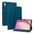 thumbnail image 2 of FJLBDE Case for Lenovo Tab M9 9.0 Inch 2023 Released TB-310FU, Embossed Flower PU Leather Flip Wallet Folio Stand Cover, Blue, 2 of 7