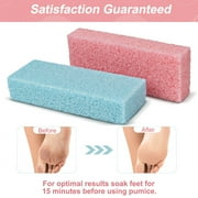 Maryton Pumice Sponge for Feet,Pumice Sponge Stone Exfoliate Foot Feet Care Dead Dry Skin Callus Pedicure Pack of 4