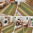 thumbnail image 5 of Area Rugs 2.7'x5', Sage Green Brown Carpet for Living Room Bedroom Dining Room, Country Vintage Ombre Wooden Grain Throw Kitchen Rugs Non Slip Washable Rectangle Indoor Outdoor Rugs, 5 of 8