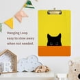 thumbnail image 6 of FMSHPON Black Cat Clipboard Hardboard Wood Nursing Clip Board and Pull for Standard A4 Letter 13x9 inches, 6 of 7