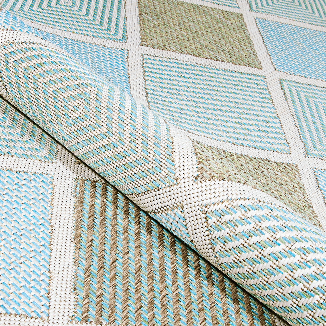 Couristan Monaco Meridian Indoor / Outdoor Area Rug, Multicolor, 2'3" x 11'9" Runner