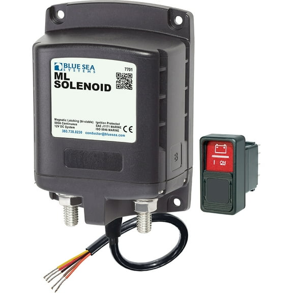 Blue Sea Systems Solenoid ML 500A 12V RBS (7701-BSS)
