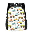 thumbnail image 3 of Balery Cartoon Monster Trucks Backpack for Men and Women - Durable 600D Oxford Cloth -Large Capacity, Water-Resistant School, Travel, and Hiking Bag, 3 of 9