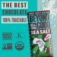 thumbnail image 3 of (Pack Of 12) Beyond Good Bar Chocolate 85% Sea Salt 2.64 Oz, 3 of 4