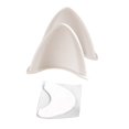 thumbnail image 3 of Orejas de gato para casco, accesorio adhesivo intercambiable para motocicleta Blanco, 3 of 7