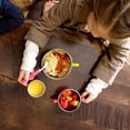 thumbnail image 3 of Innobaby Din Din Smart Stainless Steel 11 oz Feeding Bowl with Handles for Babies, Toddlers and Kids. BPA free, Green, 3 of 9
