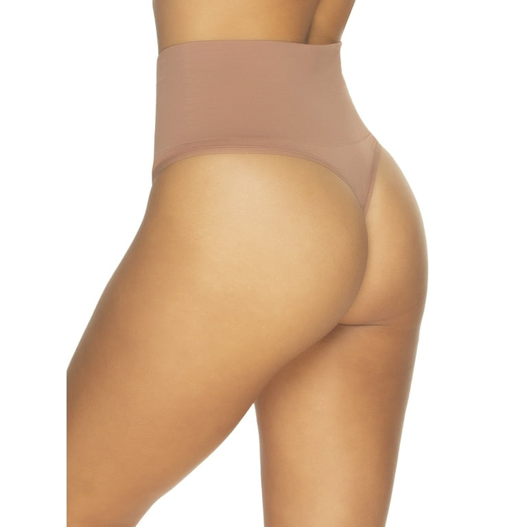 Felina Women's Fusion High Waist Shapewear Panty (Cocoa, X-Large)