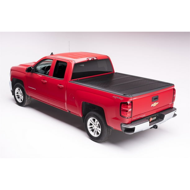 BAK Industries 72100 BAKFlip F1 Hard Folding Truck Bed Cover; Rails