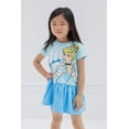 thumbnail image 2 of Disney Princess Cinderella Toddler Girls French Terry Dress Toddler to Big Kid, 2 of 5