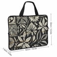 thumbnail image 2 of AWERP Hawaiian Style Tapa Cloth Tribal Vintage Soft Laptop Bag Diving Fabric Soft Carrying Travel Case 17inch, 2 of 5