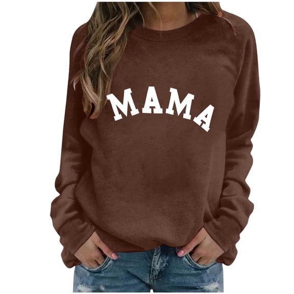 YueHuiYing Oversized Sweatshirt for Women Crewneck Long Sleeve Casual Tops Graphic Hoodies Pullover Sweater