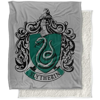  Harry Potter Slytherin House Crest Silk Touch Throw 50 x 60-  Slytherin : Home & Kitchen