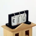 thumbnail image 6 of Mini Table Calendar Doll Mini Kit Decoration Mini Desktop Calendar Mini Table Flip Calendar Mini Desktop Calendar Wooden, 6 of 7