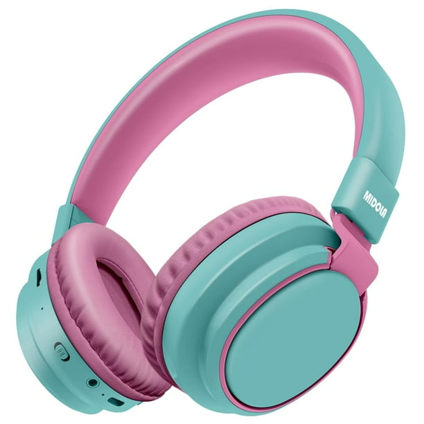 Auriculares MIDOLA Kids Bluetooth 5.3 inalámbricos 60 h de tiempo de reproducción