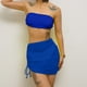 thumbnail image 5 of Trajes de baño para mujer, moda, cómodo, estampado, bikini, traje de baño de color liso para mujer, conjuntos de bikinis, trajes de baño de 3 piezas para mujer, 5 of 6
