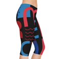 thumbnail image 5 of Americana Women's Capri Leggings, 5 of 6