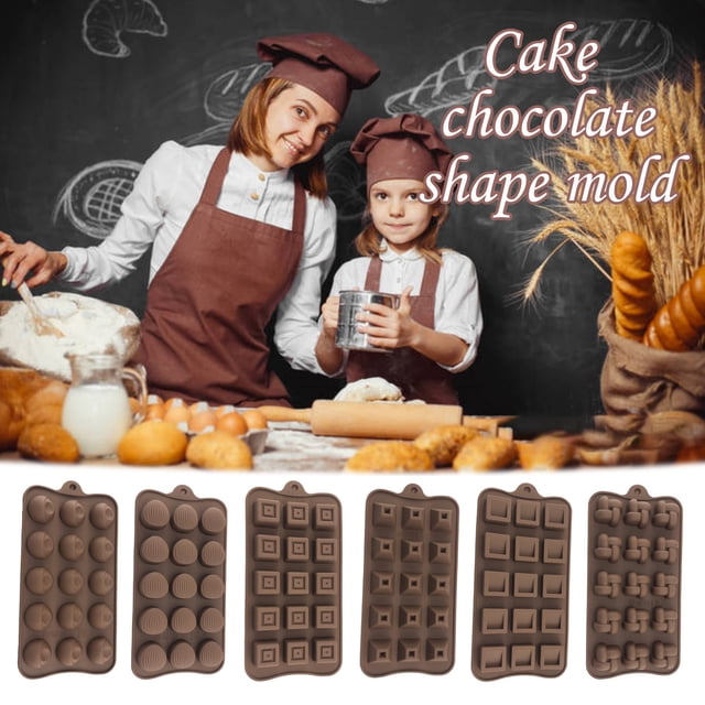Fiudx Juego de Moldes de Silicona para Chocolate con 29 Formas, Antiadherentes, Aptos para Uso Alimentario, Fáciles de Desmoldar, Aptos para Lavavajillas, para Chocolate, Dulce de Azúcar, Gelatina, C