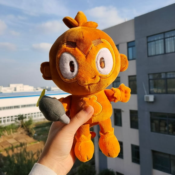 Bloons Monkey Plushies, City Cute Cartoon Monkey, Bloonstd Soft Stopped Doll, Game Animal, för barn och fans Present födelsedag