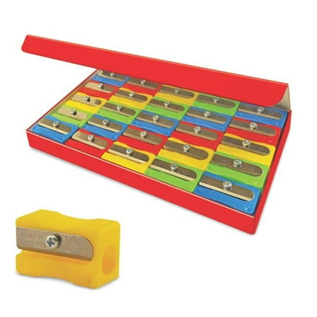 Eisen Single Hole Pencil Sharpener - 25 Per Pack - Pack of 5