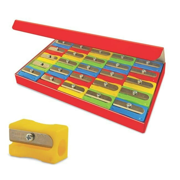 Eisen Single Hole Pencil Sharpener - 25 Per Pack - Pack of 5