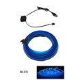 thumbnail image 1 of Alta Calidad 16.4FT 9.8FT 5 Metros 3 Iluminación Interior Del Coche Tira LED Automática EL Alambre Cuerda Auto Atmósfera Lámpara Decorativa Flexible Luz De Neón DIY huangjie unisex, 1 of 2