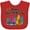 Red, variant on Inktastic New York City Boys or Girls Baby Bib